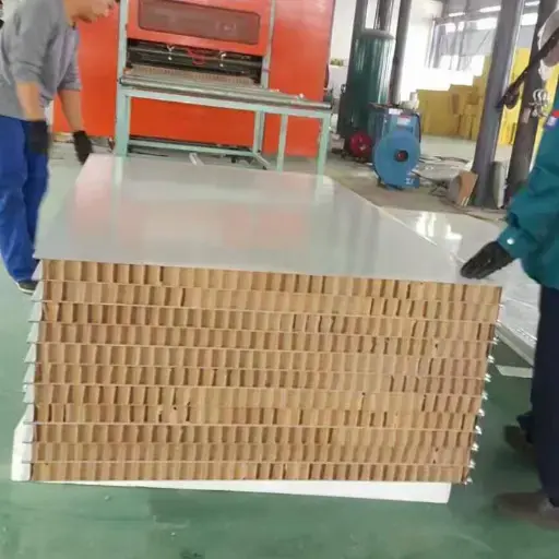 ペーパーハニカムクリーンルームパネル